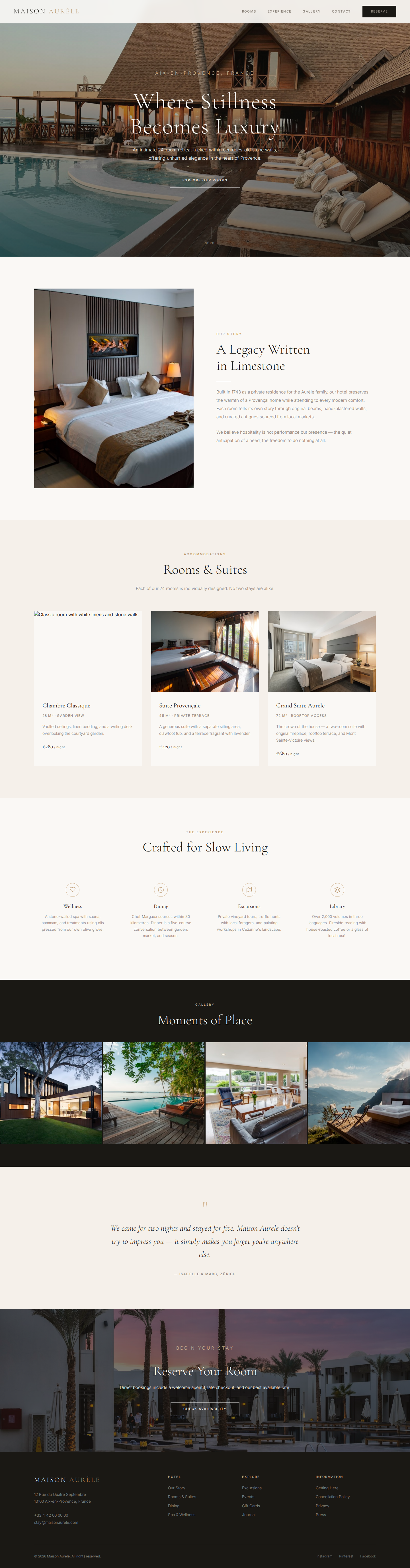 boutique-hotel screenshot